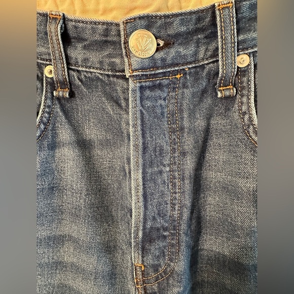RAG & BONE 32 Maya High Rise Ankle Slim Button Fly Bluebell Cotton Jeans - Picture 4 of 14
